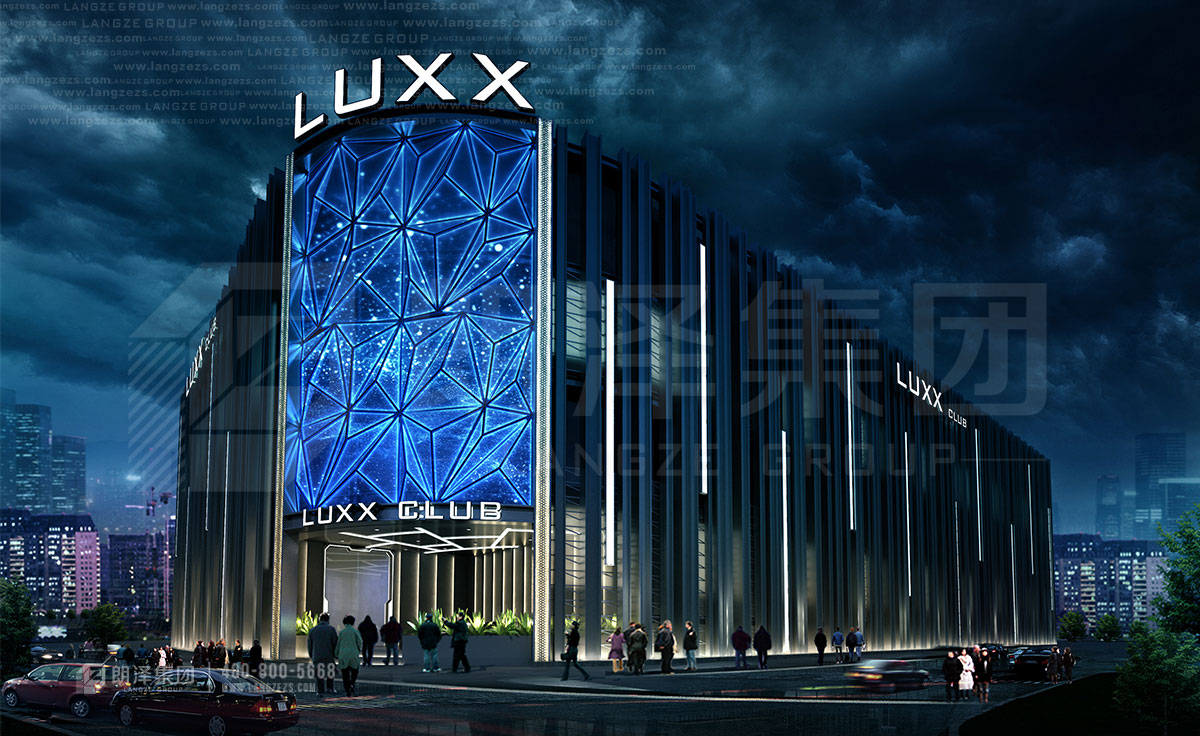 越南峴港LUXX酒吧設計效果圖（外觀）
